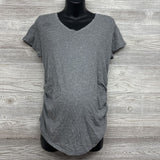 Ruched V Neck Shirt XL