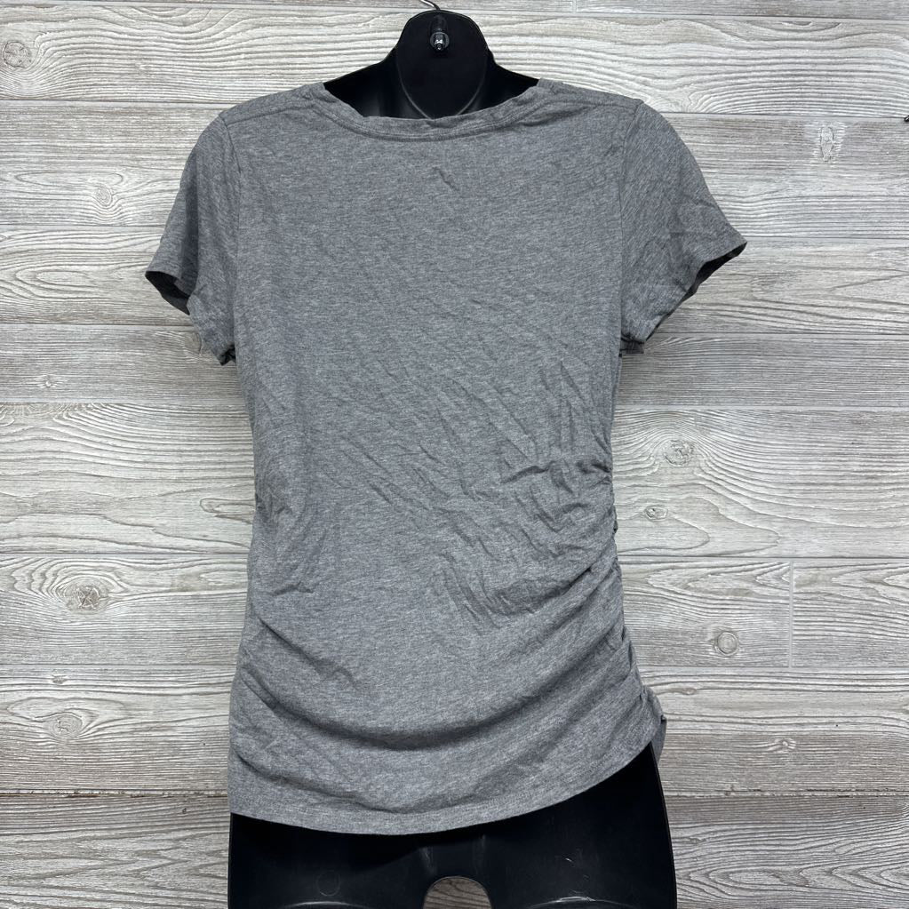 Ruched V Neck Shirt XL