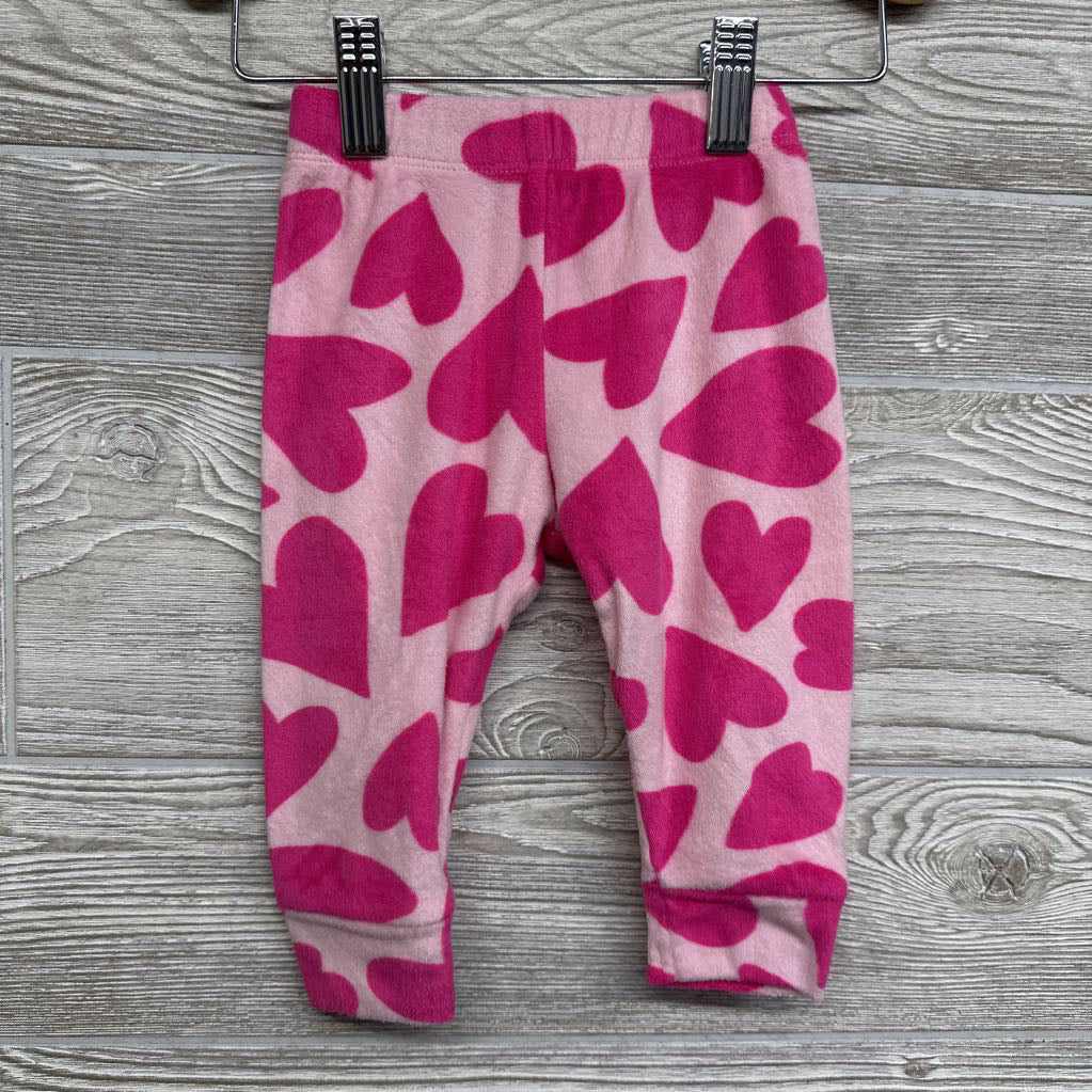 2 Pc LS Cozy Pjs Hearts 12M
