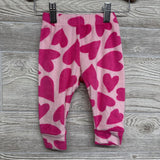 2 Pc LS Cozy Pjs Hearts 12M