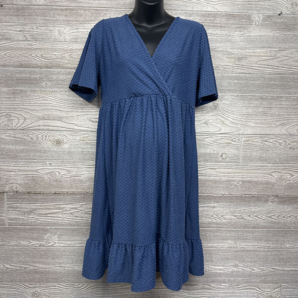 Textured Dots Nursing Dress Large
