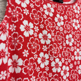 Ribbed Tank Dress Flowers 16-18