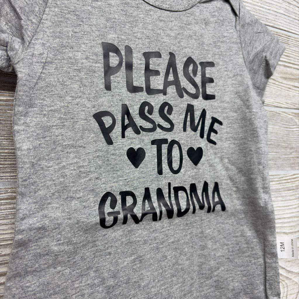 Bodysuit Please Pass Me To Grandma 12M