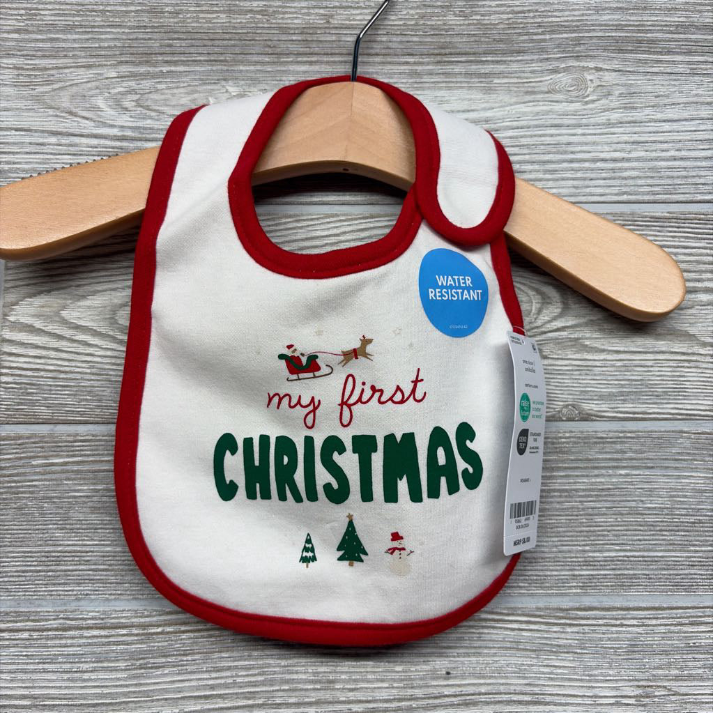 NEW Bib My First Christmas
