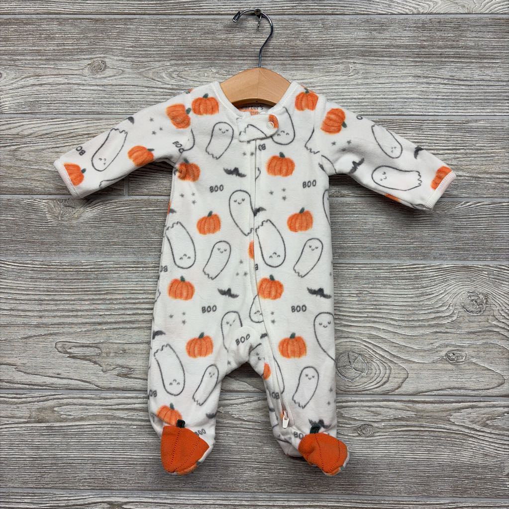 Blanket Sleeper Boo Ghosts Pumpkins NB
