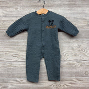LS Button Up Quilted Outfit Mickey Mouse 3-6M
