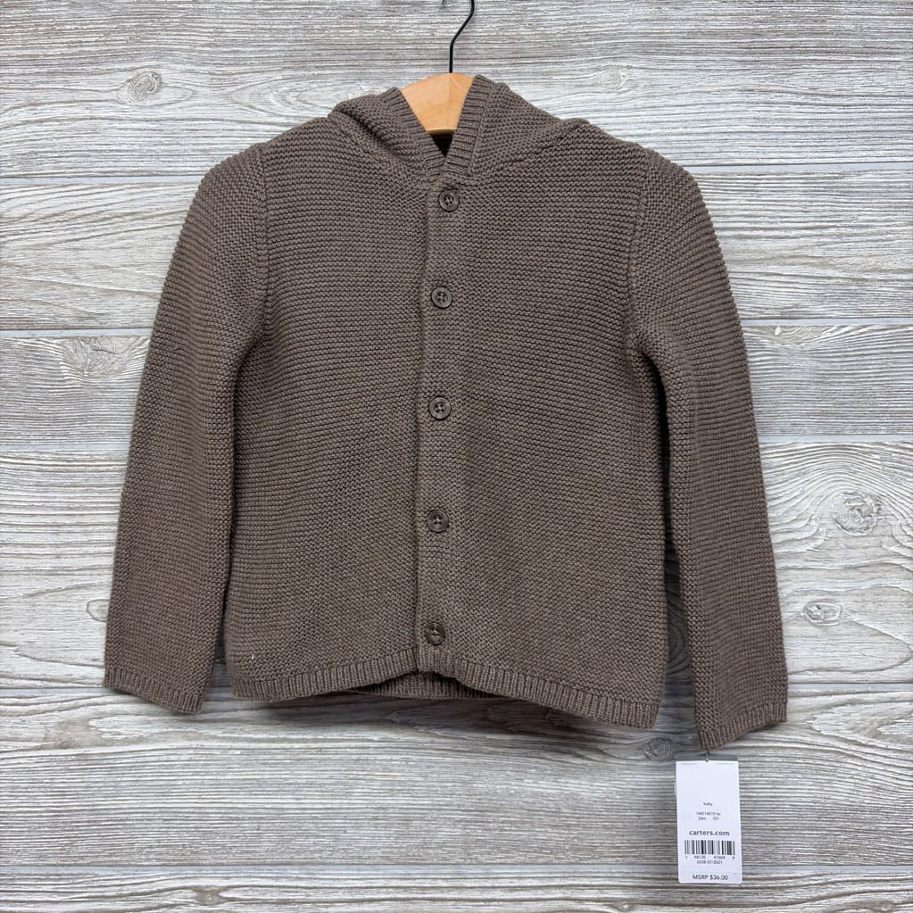 NEW Knit Jacket Deer Hood 24M