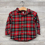 LS Plaid Button Up Shirt 18M