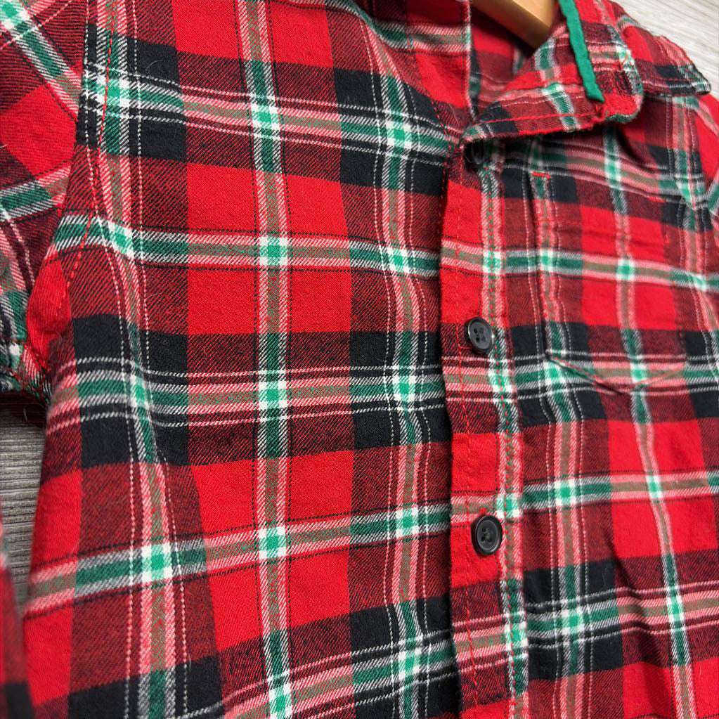 LS Plaid Button Up Shirt 18M