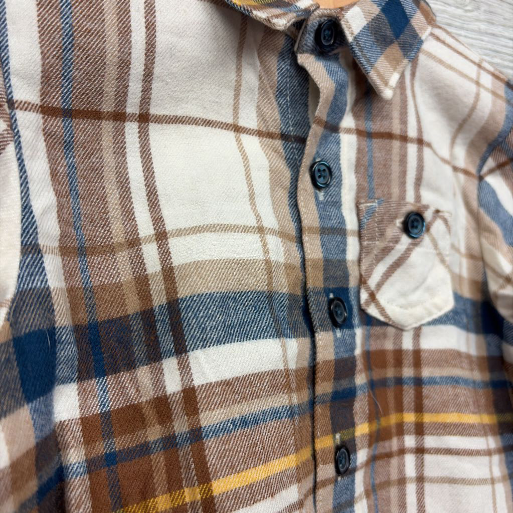 NEW LS Plaid Button Up Shirt 18M