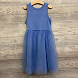Ribbed Tank Tulle Dress 7-8