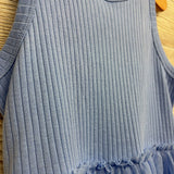 Ribbed Tank Tulle Dress 7-8