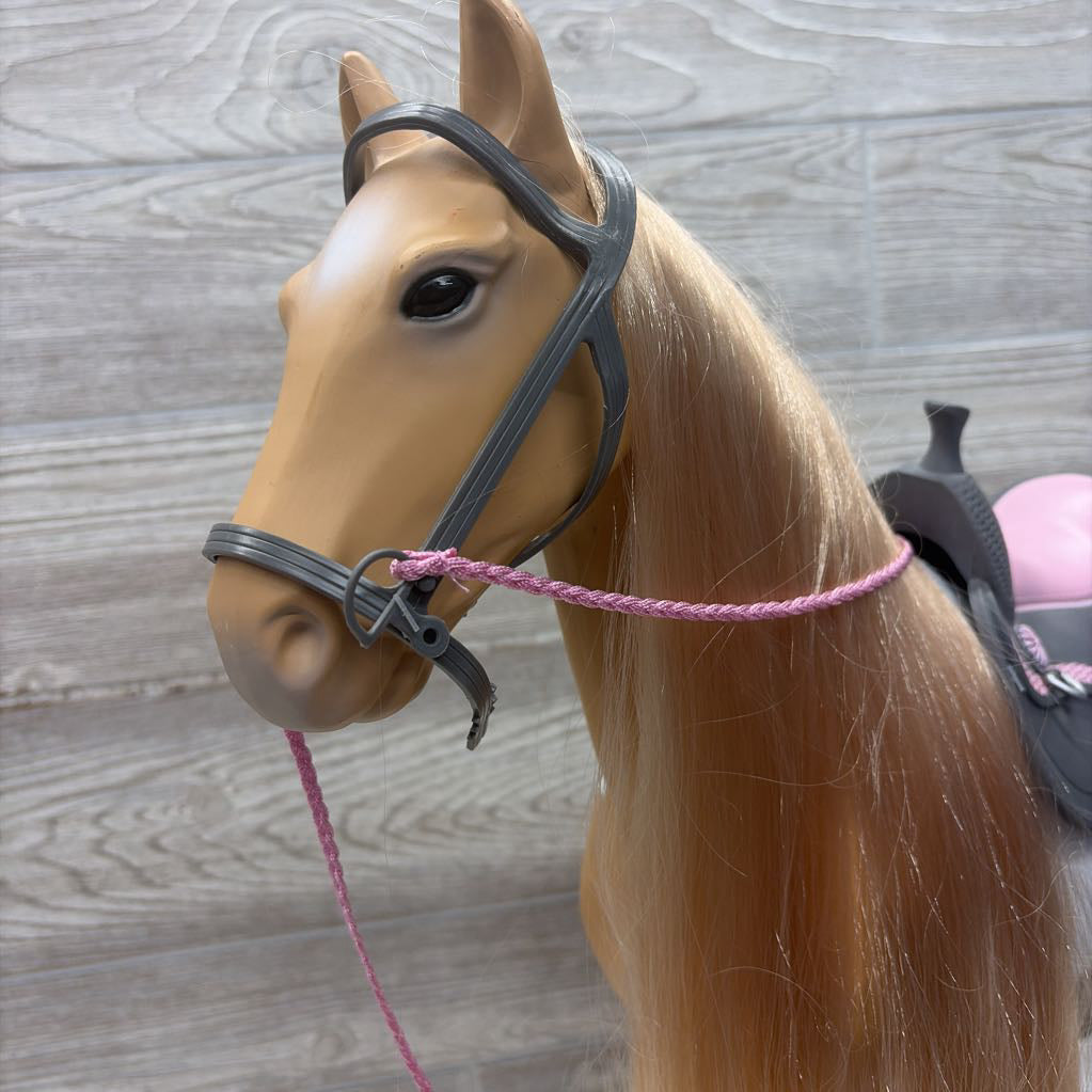 18" Doll Palomino Horse
