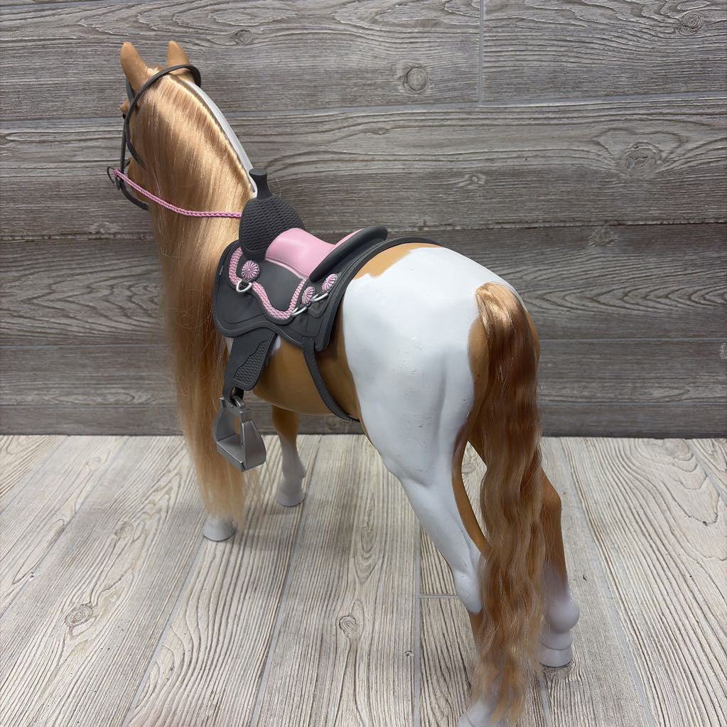 18" Doll Palomino Horse