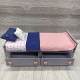 Starry Slumbers Platform Bed Furniture Accessory Set for 18"