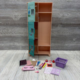 Cool School Locker & Accessories For 18" Doll