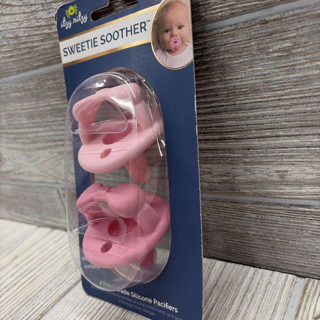 NEW 2 Pk Sweetie Soother Pacifiers 0M+