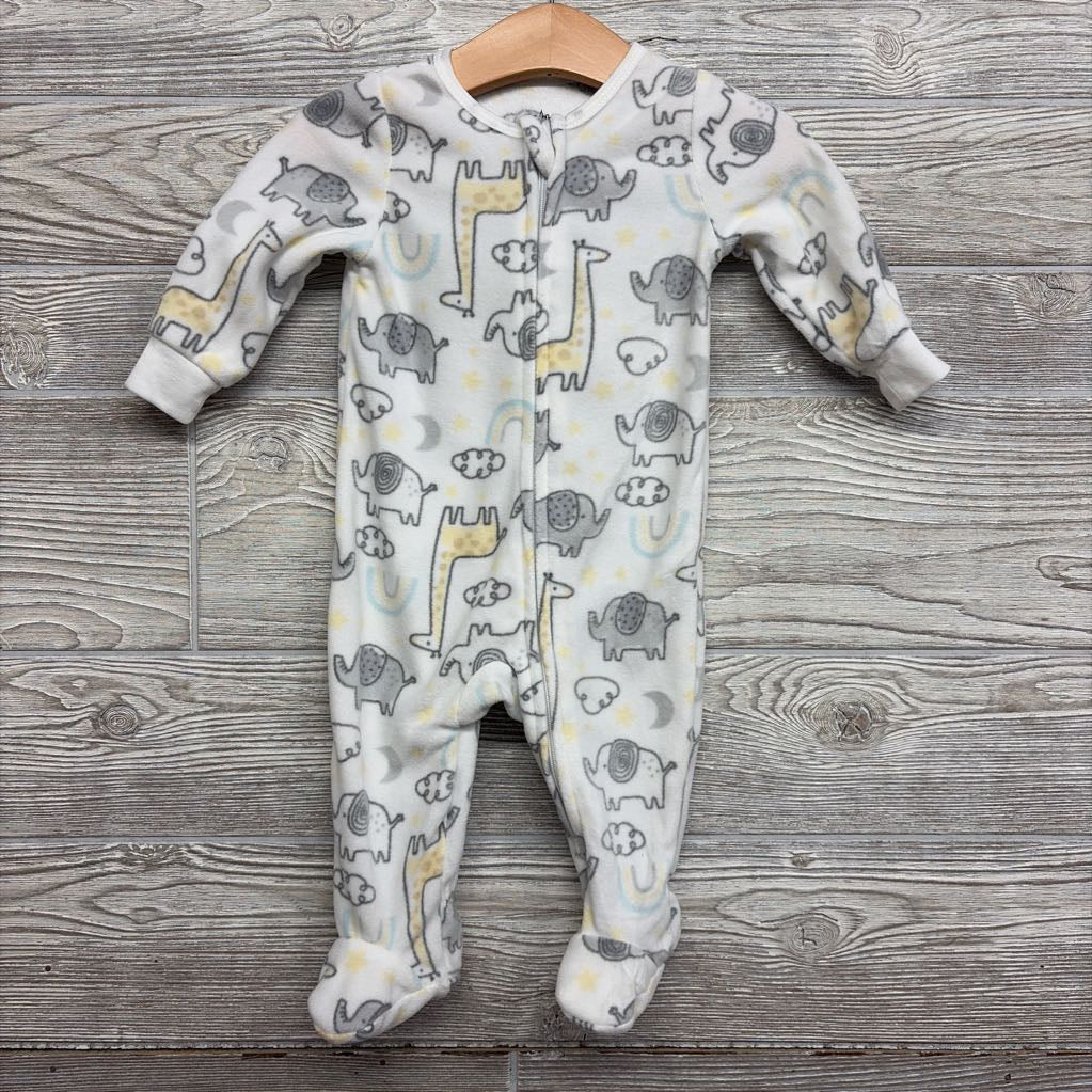 Blanket Sleeper Giraffe Elephants 6M