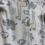 Blanket Sleeper Giraffe Elephants 6M