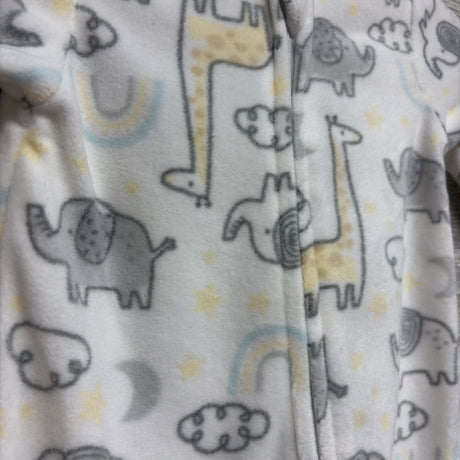 Blanket Sleeper Giraffe Elephants 6M