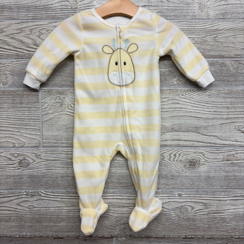 Blanket Sleeper Stripes Giraffe 6M