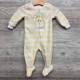 Blanket Sleeper Stripes Giraffe 6M