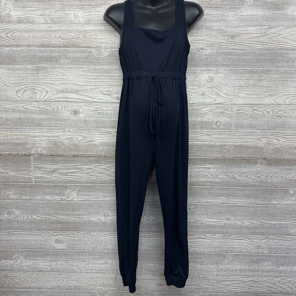 Ribbed Jogger Romper Medium