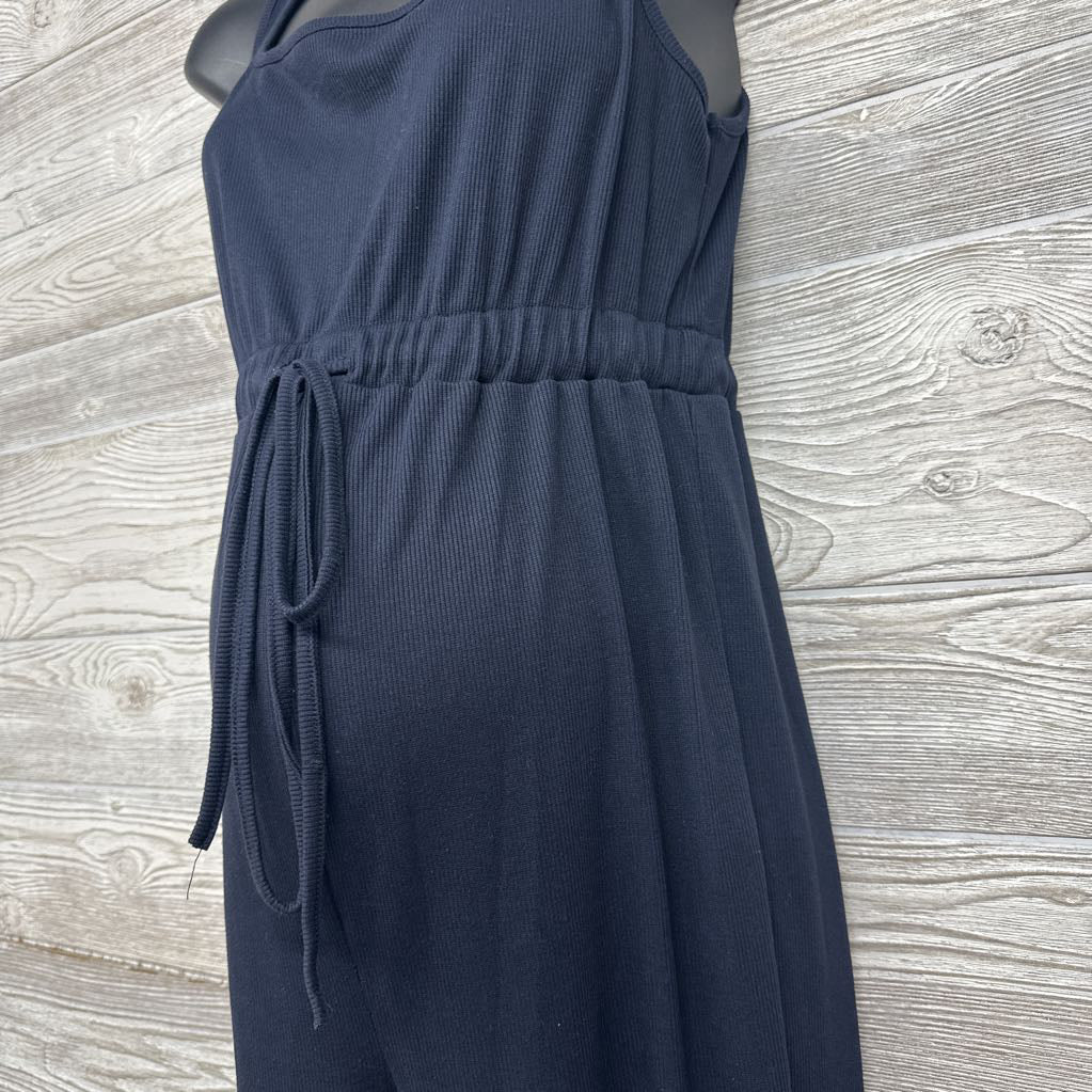 Ribbed Jogger Romper Medium