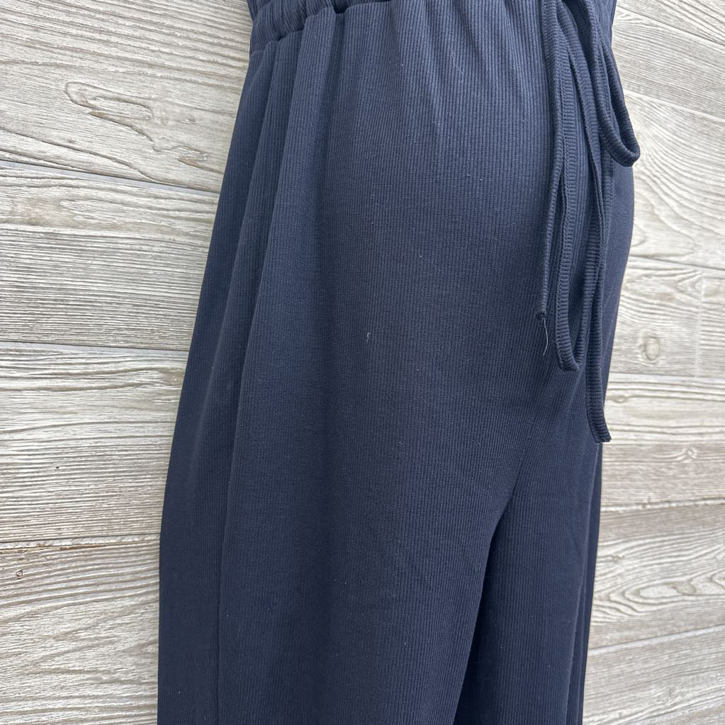 Ribbed Jogger Romper Medium