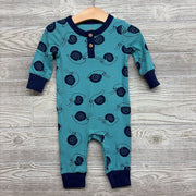 LS Ribbed Henley Outfit Snails 3-6M