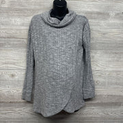Sweater Fleece Mock Neck Nursing Shirt Medium