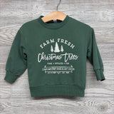 Crewneck Farm Fresh Christmas Trees 18-24M