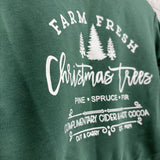 Crewneck Farm Fresh Christmas Trees 18-24M