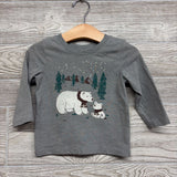 LS Shirt Trees Mountains Polar Bears 12M