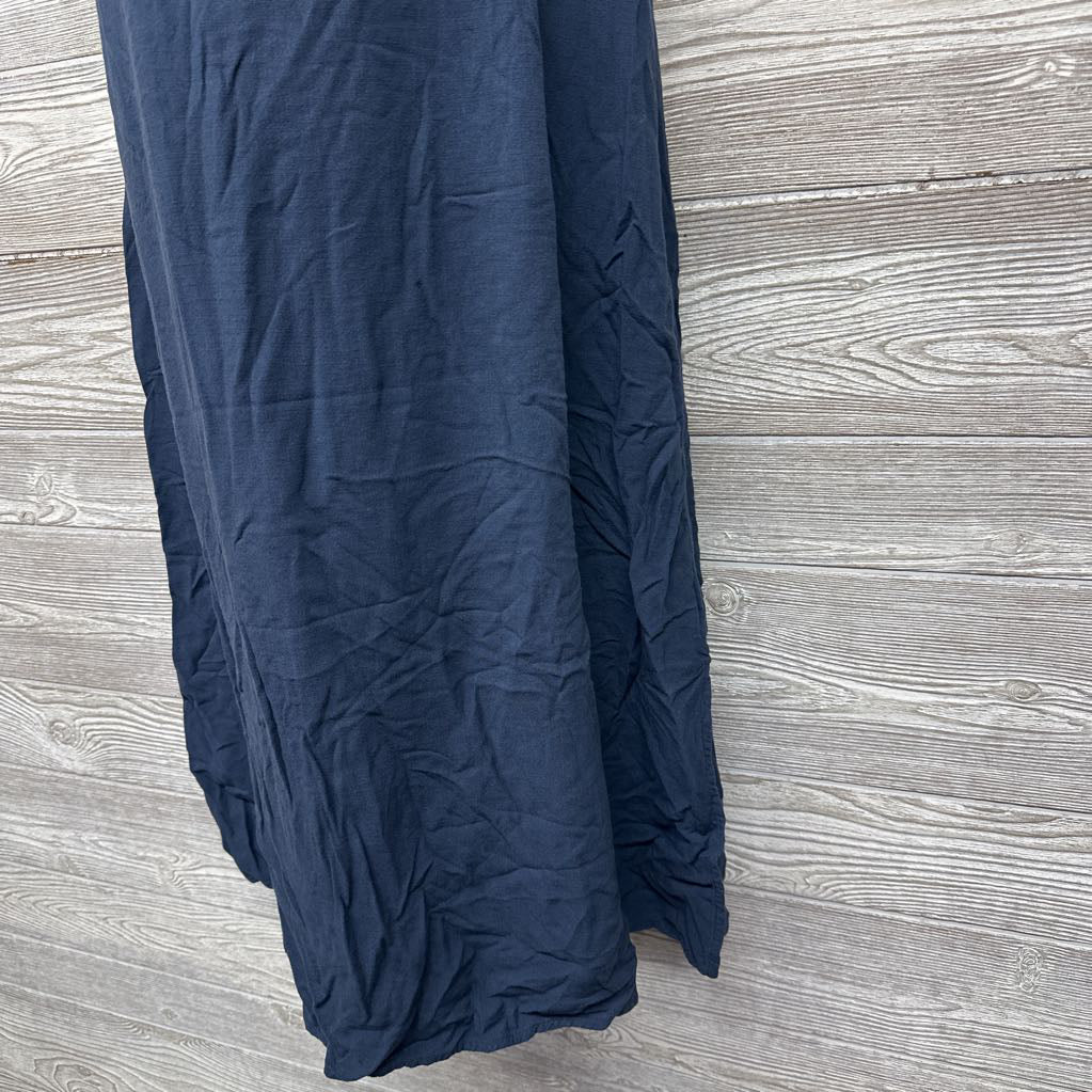 Smocked Linen Dress Small