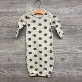 LS PJ Gown Hedgehogs 0-6M