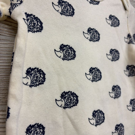 LS PJ Gown Hedgehogs 0-6M