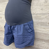 Full Panel Linen Shorts Small