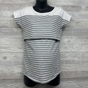 Nursing Shirt Stripes Large