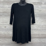 Shirt W/ Back Buttons & Macrame Stripe Small