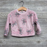 Plush Crewneck Bows 2T