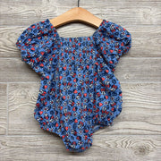 Puff Sleeve Romper Minnie Mouse Strawberries 18M