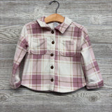 Plaid Fleece Shacket 2T