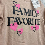 NEW LS Shirt Family Favorite 2T