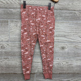 2 Pc LS PJs Wolves Racoons Flowers 4T