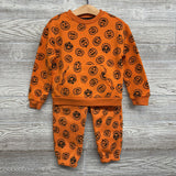 Crewneck & Jogger Sweatpants Pumpkins 4T