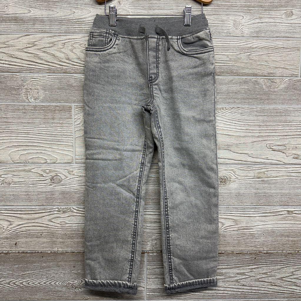 NEW Drawstring Fleece Lined Jeans 7