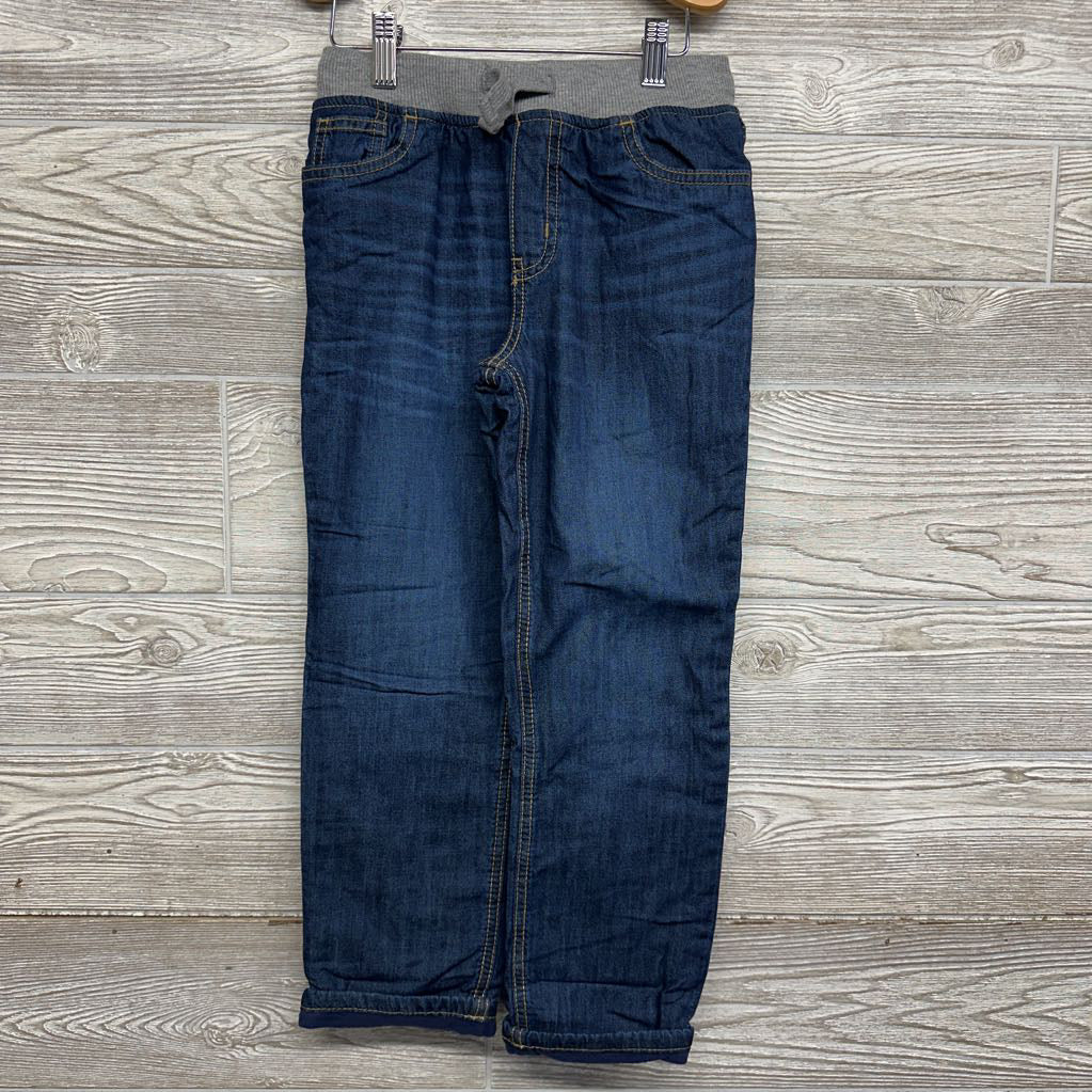 NEW Drawstring Fleece Lined Jeans 7