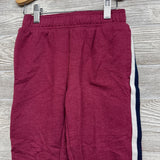 French Terry Drawstring Joggers Side Stripes 6
