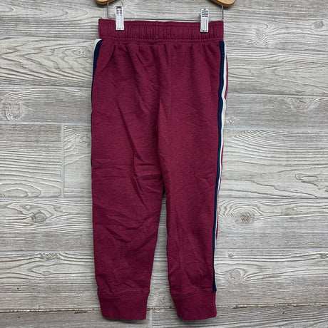 French Terry Drawstring Joggers Side Stripes 6